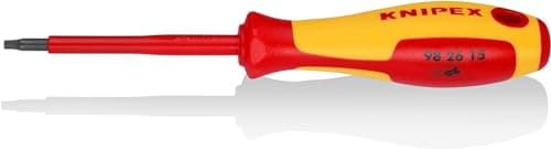 Image of KNIPEX Screwdrivers for Torx Screws Insulating Multi-Component Handle, VDE-Tested 185 mm, 98 26 15