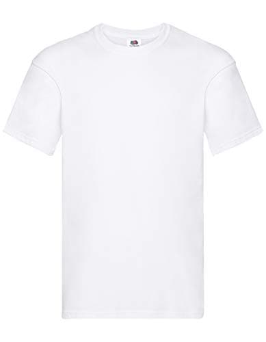 Image of Fruit of the Loom Men's Original T. T Shirt, White, L UK