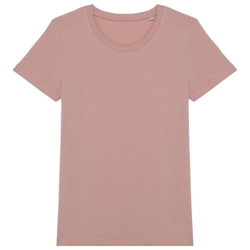 Image of Earth Wardrobe 100% Organic Cotton Women's T-Shirt – Soft Short Sleeve Crew Neck Casual Basic Tee – Sustainable Everyday Top – XS–XXL
