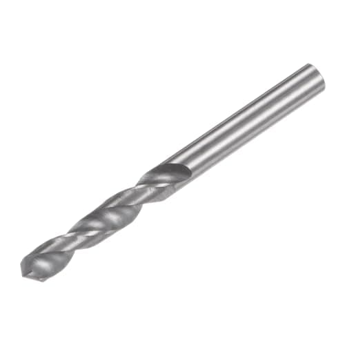 Image of sourcing map Solid Carbide Drill Bit, 3.5mm (0.138") YG6X/C3 Micro-Grain Tungsten Carbide Jobber Twist Drill Bits Straight Shank for Drilling Stainless Steel Aluminum Metal Plastic