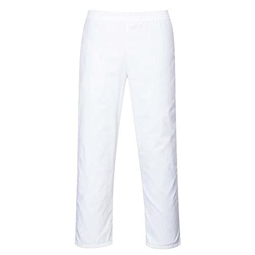 Image of Portwest Bakers Trouser, Size: S, Colour: White, 2208WHRS