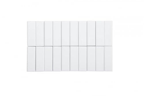 Image of MAUL 1 kg Maulpro High Quality Rectangular Magnet for Whiteboards - White (Pack of 20)