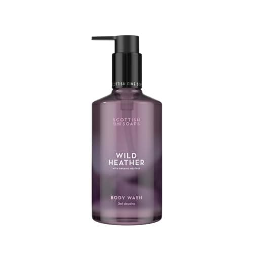 Image of Scottish Fine Soaps Wild Heather Body Wash 300ml – Hydrating Panthenol Body Wash with Soothing Heather Extract
