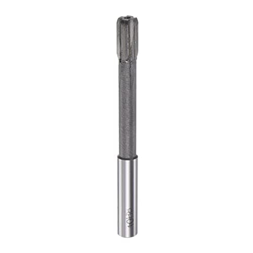 Image of sourcing map Chucking Reamer 10mm H7 Carbide Tip Straight Flutes Round Shank Lathe Machine Milling Cutter