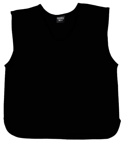 Image of Prospo Sports Training Bibs Football Soccer Rugby Mesh Bibs (Black, Mens (Large to XL))