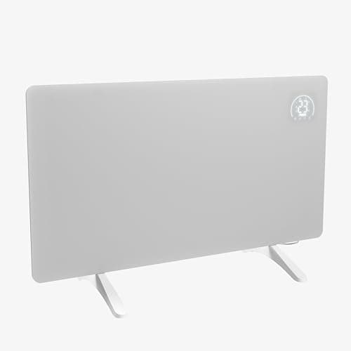 Image of Princess connected infrared heater - Carbon crystal panel - Flat wall radiator - 480 W - Thermostat adjustable up to 50°C - 24-hour timer - Weekly programming