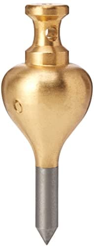 Image of Monument 247x Brass Plumb Bob 2.1/2oz Size 0