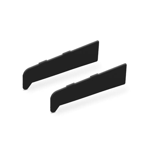 Image of 150mm Profile 22 Window Sill End Caps (5 Pairs) - Black
