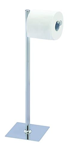 Image of Sabichi Living Toilet Roll Holder, Stainless-Steel, Silver