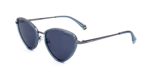 Image of Polaroid Pld 6148/s/x PJP/C3 BLUE Sunglasses Unisex Polycarbonate, Standard, 18