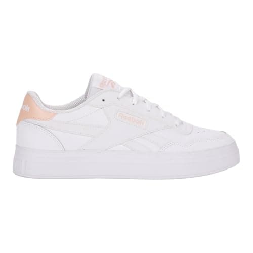 Image of Reebok Court Advance Bold White/White/WASHEDCLAY Female Tennis Shoes