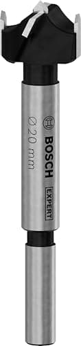 Image of Bosch 1x Expert Laminated Wood Hinge Cutting Drill Bit (for Plastic Coated Boards, Solid Wood Furniture Board, Ø 20,00 mm, Professional Accessory Standing Drill)