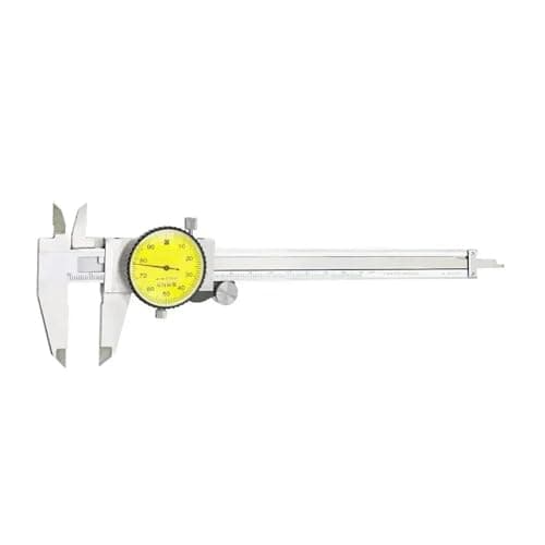 Image of 6'' 150 Mm Dial Caliper 0.01 Shock Proof Stainless Steel Vernier Gauge Micrometer Effortless Precise Measurements(0-150mm)