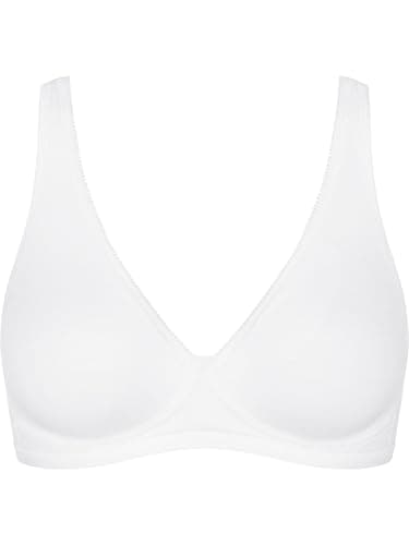 Image of Sloggi Womens Basic+ Soft Bra, White, 34B UK
