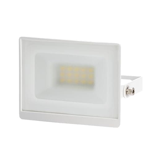 Image of Status Slimline Outdoor Light | White 10W LED Flood Light | Outdoor Security Light for Gardens, Driveways and External Areas | S10WSFLW1PKB6