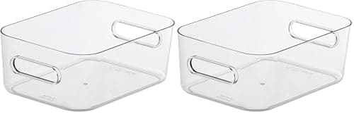 Image of SmartStore - Compact Clear Storage Box S - Small - Transparent (Pack of 2)