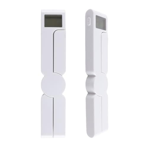 Image of Ausi Compact Folding Digital Kitchen Scale Portable Food Scale for Baking, Cooking, Coffee & Diet Tracking (White)
