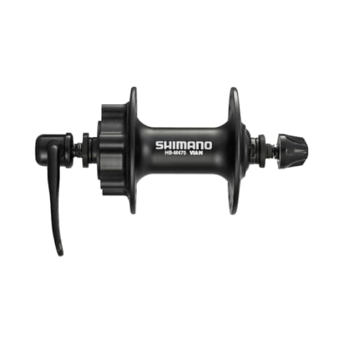 Image of Shimano HB-M475 disc front hub 6-bolt black 36 hole