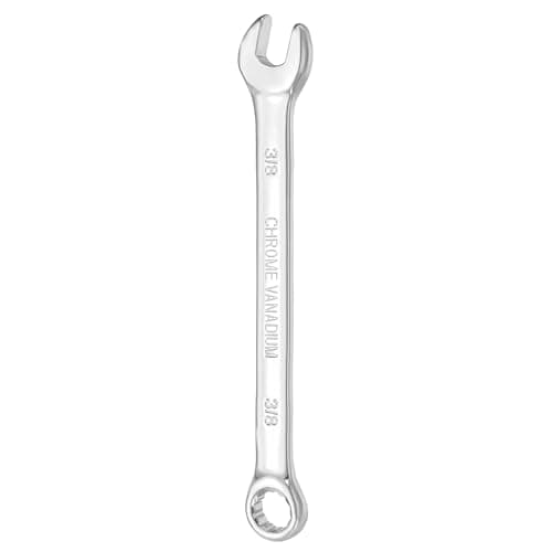 Image of sourcing map Combination Wrench 3/8" Open End 10-Degree Offset 12-Point Box End Double Ended Wrenches Spanners Tools for Household Automotive Machinery DIY Repair