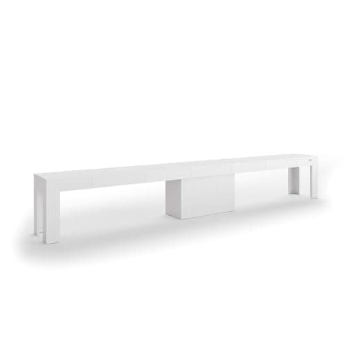 Image of Mobili Fiver, Rachele Extendable Bench 67,5(292) x35,6 cm, White