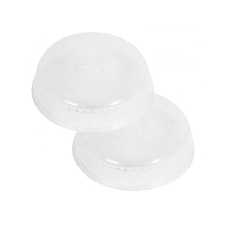 Image of Set of 2 Ventilated Microwave Food Plate Dish Cover Kitchen Cooking, Pack of 2