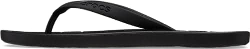 Image of Crocs Flip Unisex Adult Flip Flops, Black, M5/W6 UK