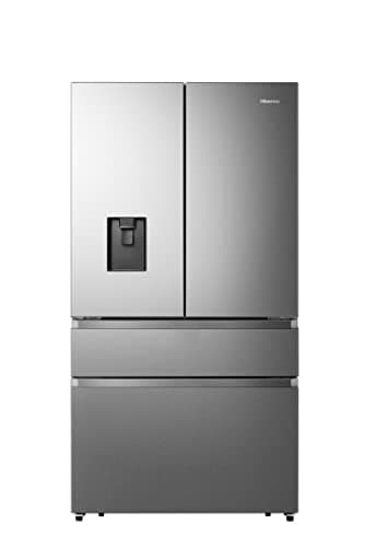 Image of Hisense American Style Fridge Freezer 60/40 Total No Frost - Stainless Steel - RF749N4SWSE