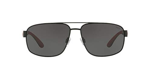 Image of Polo Ralph Lauren Men's 0Ph3112 903887 62 Sunglasses, Black (Black/Grey)