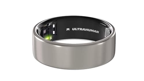 Image of ULTRAHUMAN Ring Air Sleep and Fitness Tracker, Smart Ring for Men and Women, No App Fee for Standard Functions, Up to 6 Days Battery Life (Size 10)