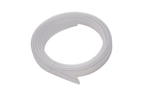 Image of Croydex Translucent Shower Screen Seal Strip Kit for 1-8mm Gaps, 1000mm - Easy Install Long Lasting Shower Door Seal Strip