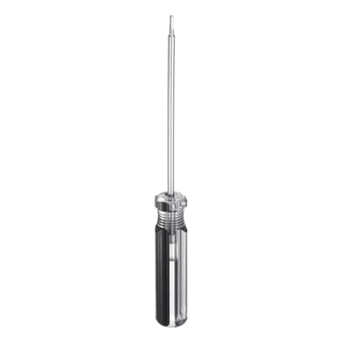 Image of sourcing map Magnetic Hex Screwdriver 3x75mm Rod H1.5 Steel Hexagonal Head Screw Driver with Non-Slip Handle for Appliances Repair Improvement, Black