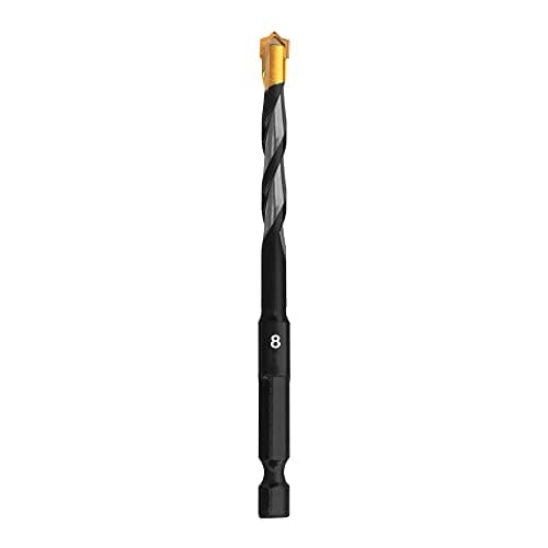 Image of 8mm Masonry Drill Bit, Hex Shank Multi Material Drill Bits Masonry, Brick Walls, Soft Tile, Wood, Plastic, Metal