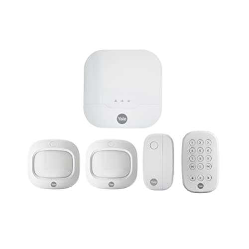 Image of Yale IA 305 Sync Home Security System, White - 5 Piece Kit