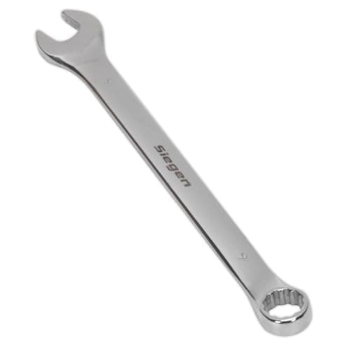Image of Sealey S01009 Combination Spanner, 9mm, 130mm x 20mm x 52mm, Silver