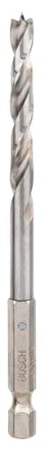Image of Bosch 1x PRO Wood HSS Brad Point Drill Bit (for Softwood, Hardwood, Ø 6,00 mm, Professional Accessory Drill Drivers)