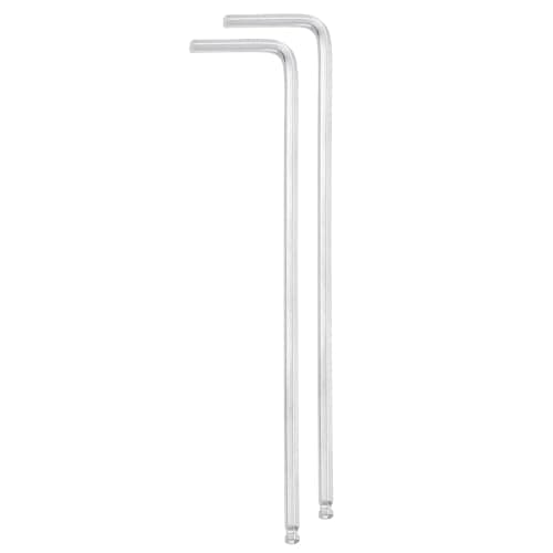 Image of sourcing map 2pcs Ball End Hex Key Wrench 2mm CR-V Steel L-Shape Hexagon Metric Wrenches Repairing Tool for Home DIY Bike Motorcycle Repair