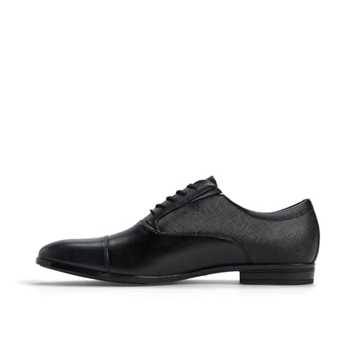 Image of ALDO Men's Stan Oxford, Other Black Leather, 12 UK