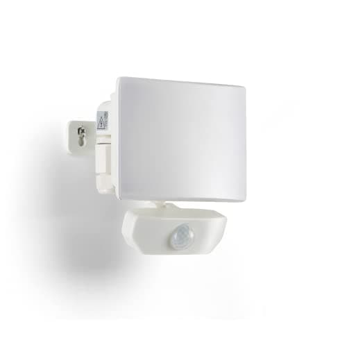 Image of Auraglow 80W 6600lm Full Screen Slimline LED Security Motion Sensor PIR Flood Light White Outdoor Wall Lamp