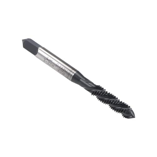Image of MACHSWON Spiral Flute Thread Tap M6 x 1.0mm, for Processing Blind Holes and Sticky Materials, H2 Tolerance, HSS Nitriding Coated, Metric Machine Threading Tap Screw Thread Tapping Tool, 1pcs