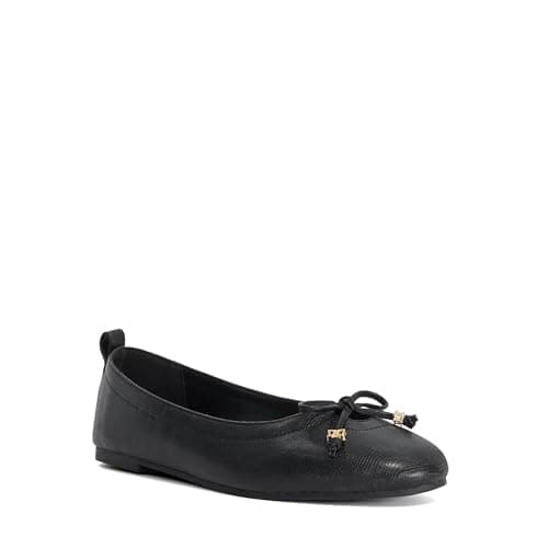 Image of Dune London Ladies HAIMEE Raffia Ballet Flats Size UK 6 Ballet Pumps Black