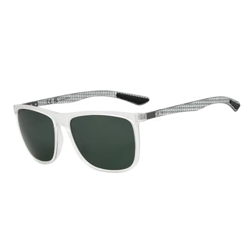 Image of ZENOTTIC Square Polarised Sunglasses for Men Ultralight Carbon Fiber Sun Glasses Driving Fishing Golf Sports UV400 Protection