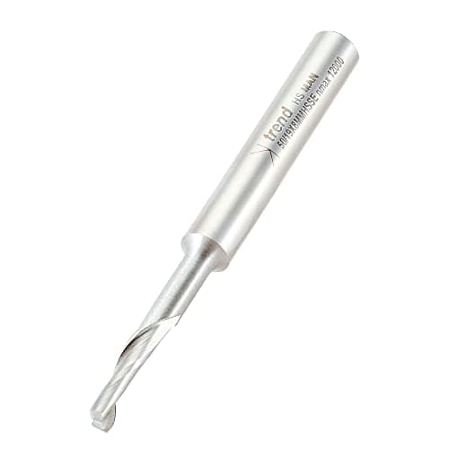 Image of Trend Professional Helical Plunge Cutter, 8mm Shank, 5mm Cut Diameter, High Speed Steel, 50/19X8MMHSSE