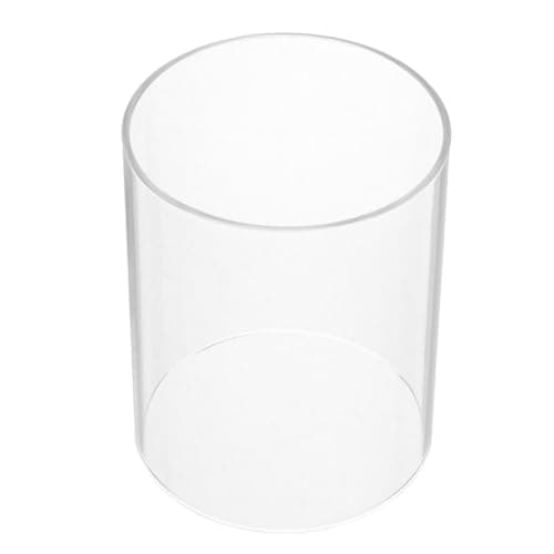 Image of SHINEOFI Glass Hurricane Candle Holder 10X10Cm Glass Candle Sleeve for Home Décor