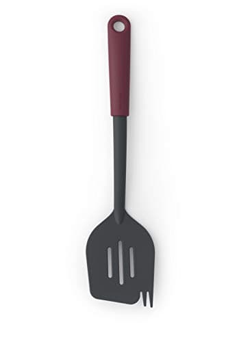 Image of Brabantia 122781 Tasty+ Spatula Plus Fork, Aubergine Red
