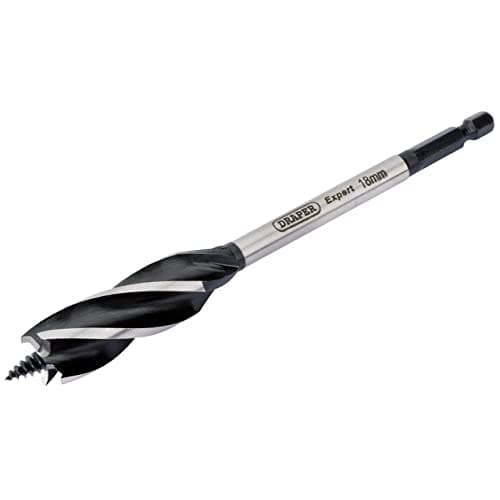 Image of Draper 35102 Expert 4 Fluted Vortex Auger Bit, 18mm x 165mm