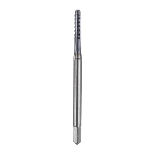 Image of sourcing map M2 x 0.4 Metric Thread Tap 6542 Cobalt High-Speed Steel TiCN Coated Plug Tap Right Hand 3 Straight Flutes Screw Threading Hand Tap
