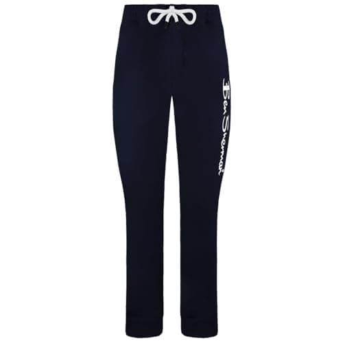 Image of Ben Sherman Large Logo Track Pants Mens Cuff Joggers 0065219 Navy
