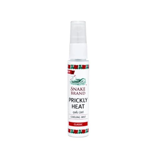 Image of Snake Brand Prickly Heat Classic Cooling Mist, Travel Size Body Spray, Non-Aerosol (1)