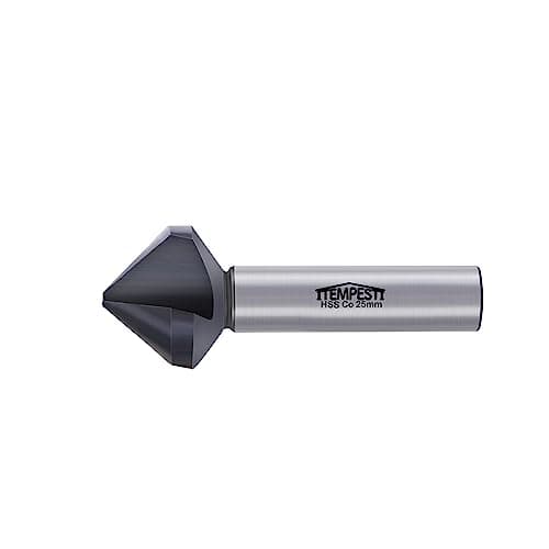Image of ITEMPESTI Countersink 90° Diameter 25 mm - Made of M35 - TiAlN Coating - Robust and Heat Resistant - for Stainless Steel - Shaft 10 mm