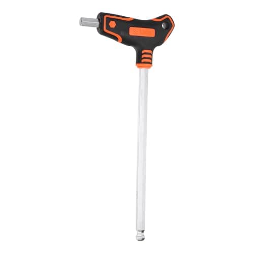 Image of sourcing map T-Handle Ball End Hex Key Wrench 10mm Metric S2 Steel Long Arm T-Key Inner Hexagon Spanner Repairing Tool for Home Auto Maintenance Bike Motorcycle Repair